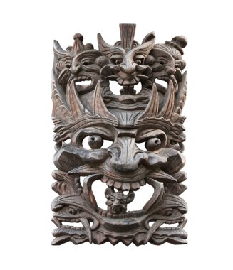 totem maskesi, izole