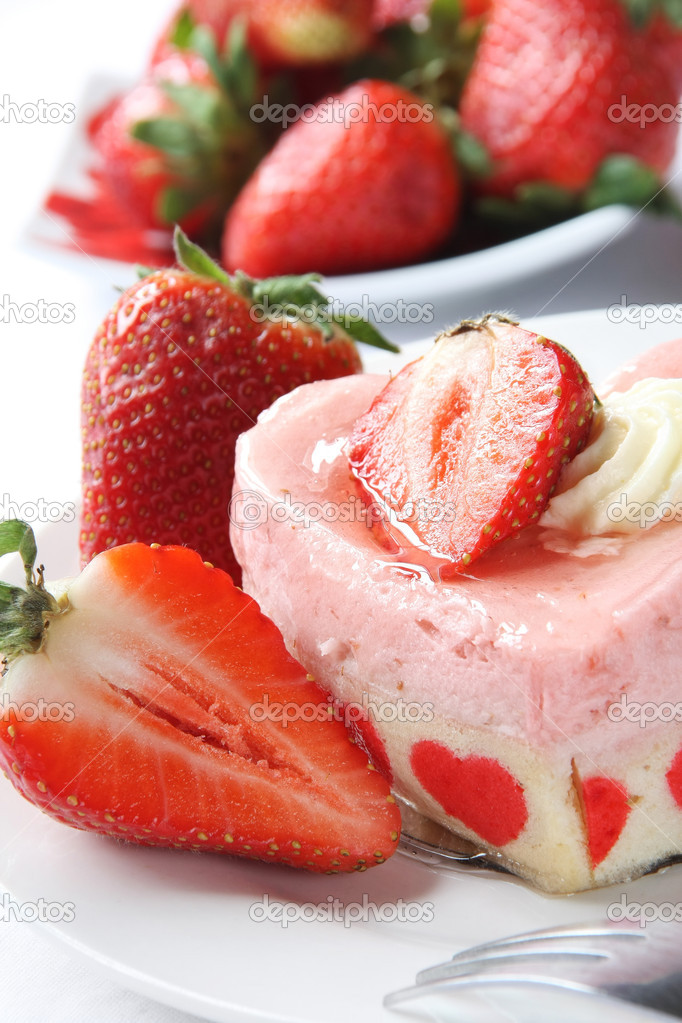 Heart Shape Cake Stock Photo C Yulan 18278297