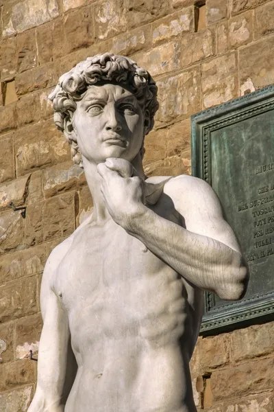 Статуя Дэвида во Флоренции, Италия — стоковое фото