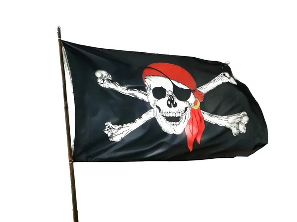 Bandeira do pirata — Fotografia de Stock