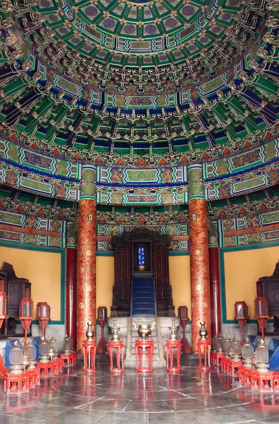 Emperor's throne in Beijing, China — Stock Photo, Image