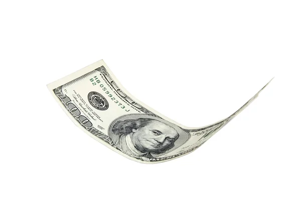돈을 노트, 플 라 잉 미국 달러 — 스톡 사진