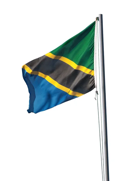 Tanzania National flag — Stock Photo, Image