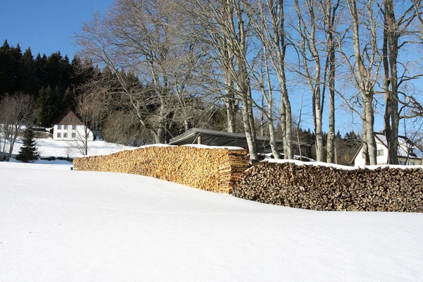 Countryside scene in winter — Stock Photo, Image