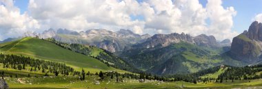 Panorama Alplerdeki dolomites, İtalya