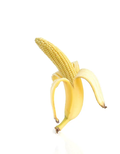Banana and corn — Stock Photo, Image