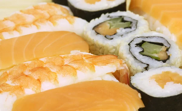 Sushi Assorted pieces - macro studio shooting — Stock Photo, Image