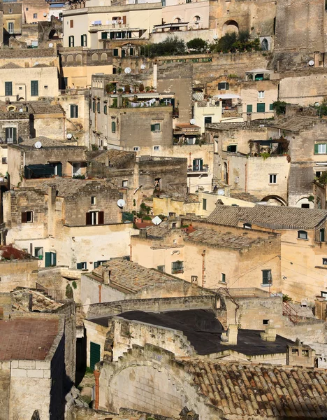 Сасси - затерянный город в Матере, Пульгия, Италия — стоковое фото