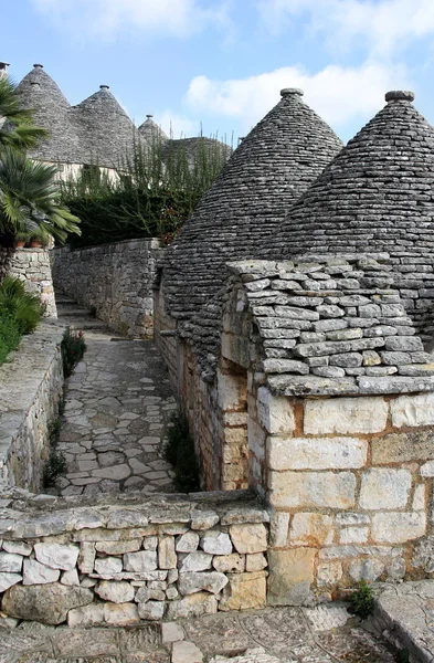 Trulli village in Alberrobello, Apulia, Italy — Stock Photo, Image