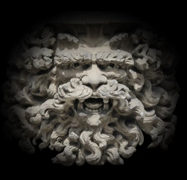 siyah solan arka plan üzerinde hayali bir şekil