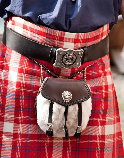 Details of Scottish kilt — Stock Photo, Image