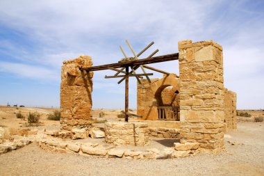 Amra çöl castle yakınındaki Amman, Jordan. İçinde ünlü duvar resimleri ile dünya mirası