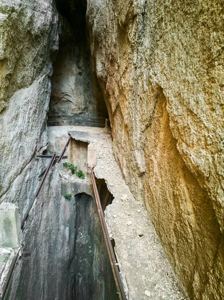 Old Path Its Original Condition Caminito Del Rey Walking Trail — Stock Photo, Image