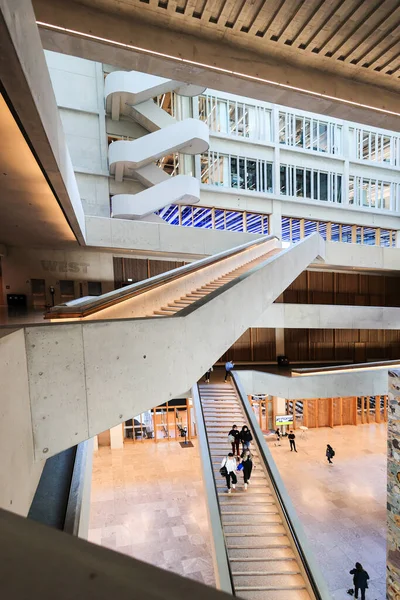 Muttenz Suiza Septiembre 2022 Moderno Hall Entrada Universidad Vocacional Fhnw — Foto de Stock