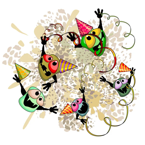 Germes festifs — Image vectorielle