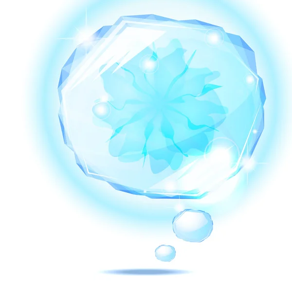 Bule de vorbire cristal — Vector de stoc