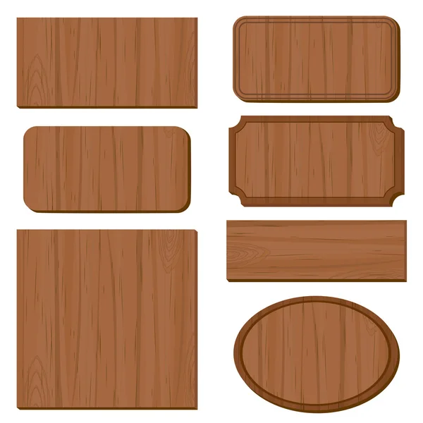 Wooden boards — Stock Vector