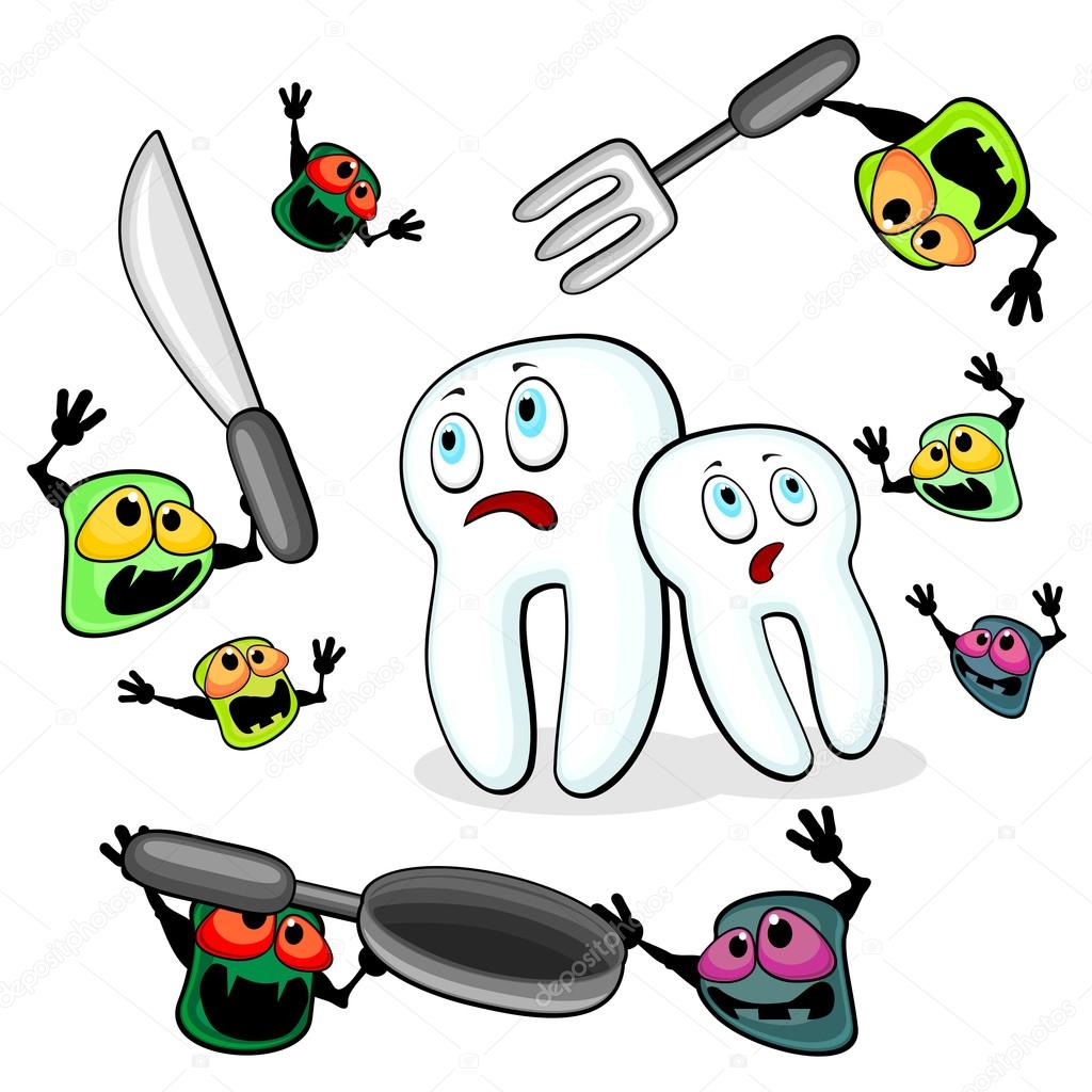 Germs cartoon teeth Vector Art Stock Images | Depositphotos Germs cartoon teeth Vector Art Stock Images | Depositphotos