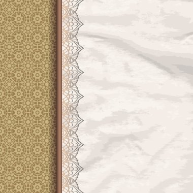 dantel ile Vintage kapak