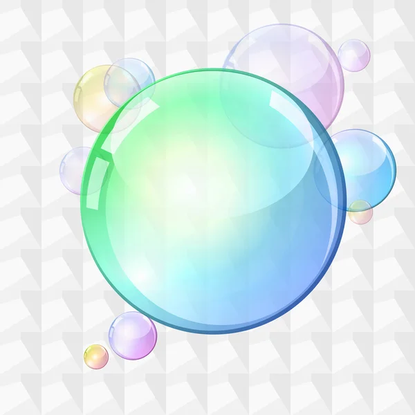 Burbujas de jabón — Archivo Imágenes Vectoriales