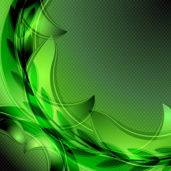 Fond abstrait vert — Image vectorielle