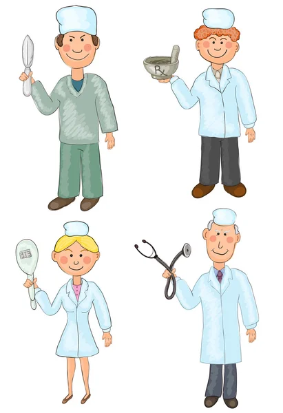 Medical workers — Stock Vector