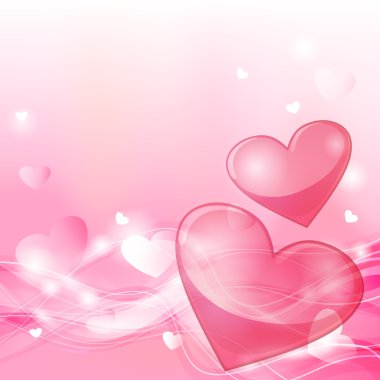 Pembe kalpli arka plan