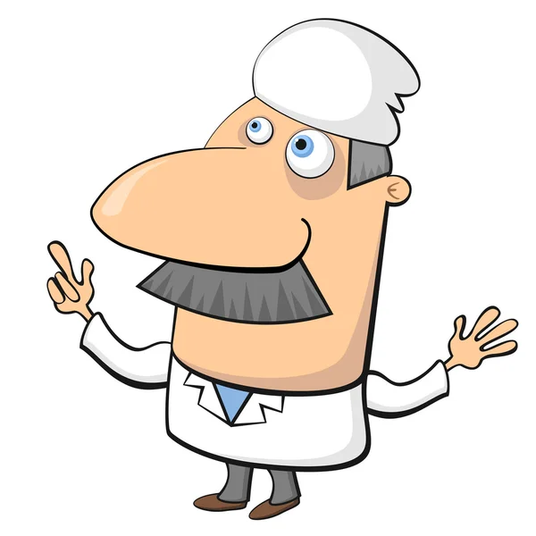 Cartoon doctor — Stock Vector