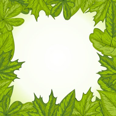 çiçek açan çalılar ile bahar kartı