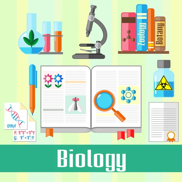 Biologia — Vetor de Stock