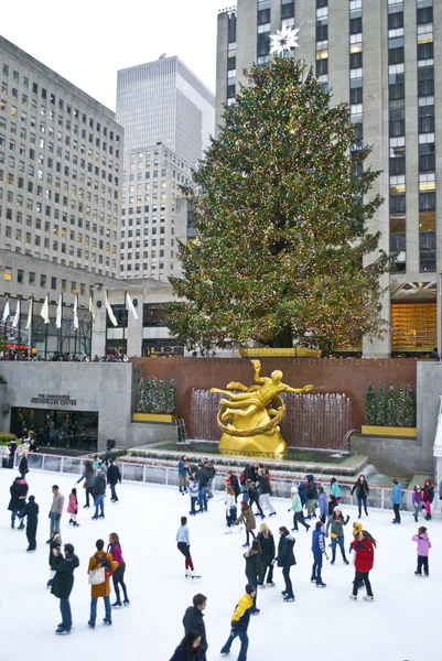 Rockefellerovo centrum strom — Stock fotografie