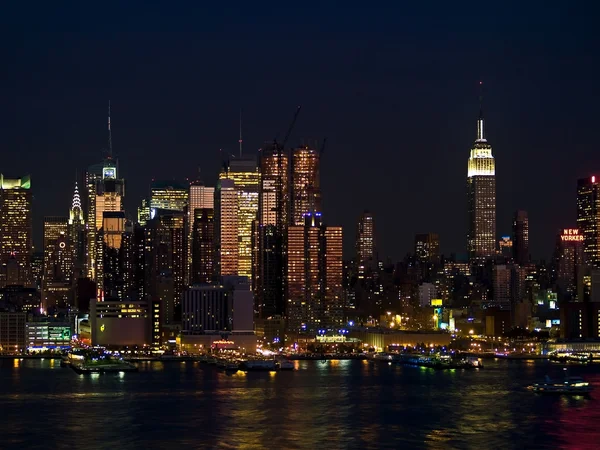 Uitzicht op de skyline van New york stad — Stockfoto