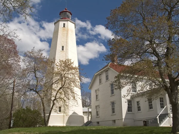 Sandy hook vuurtoren — Stockfoto