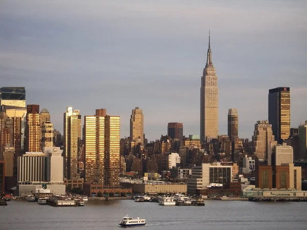 New York Skyline at Dusk Stock Picture