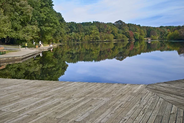 Blick vom Dock — Stockfoto