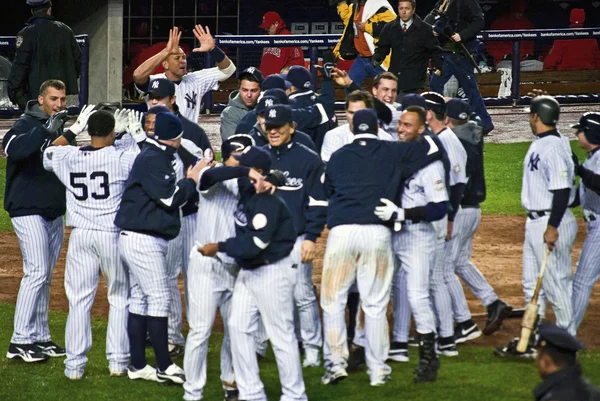 Yankees świętować — Zdjęcie stockowe