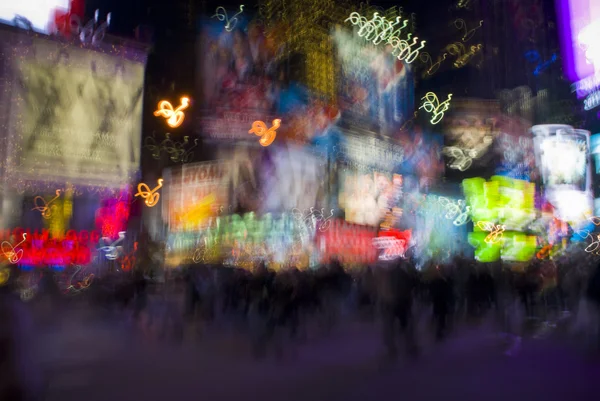 Times Square Streszczenie — Zdjęcie stockowe