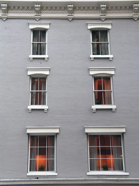 Varm glöd windows — Stockfoto