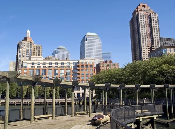 Battery Park View — Stock Photo, Image