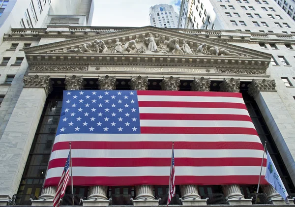 Нью-Йорк фондової біржі подання — стокове фото
