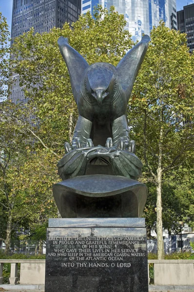 Ναυτικό μνημείο πάρκο battery αετός — Φωτογραφία Αρχείου