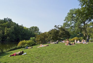 Central Park'ta rahatlatıcı