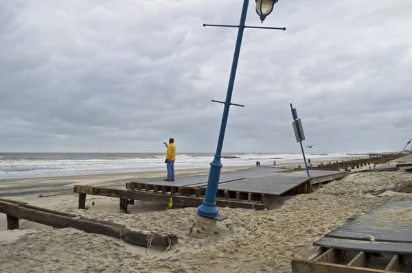 Sandstranden belmar boardwalk — Stockfoto