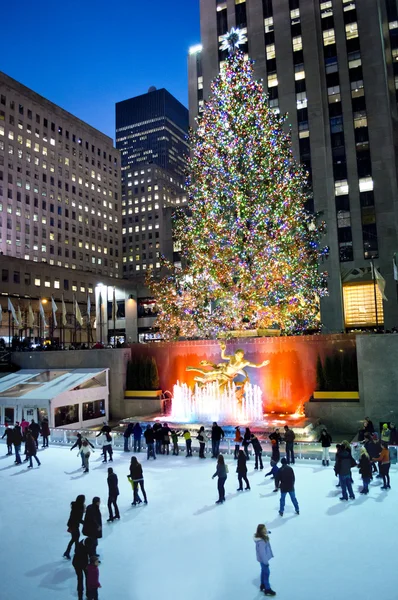 Vakantie rockefeller center 2012 — Stockfoto