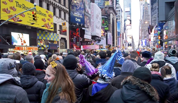 Silvestrovská times square — Stock fotografie