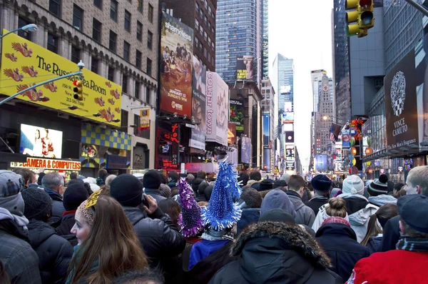 Silvestrovská times square — Stock fotografie