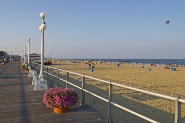 Boardwalk Avon by the Sea clipart