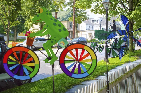 Frog Wind Spinner — Stock Photo, Image