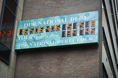 The National Debt Clock clipart