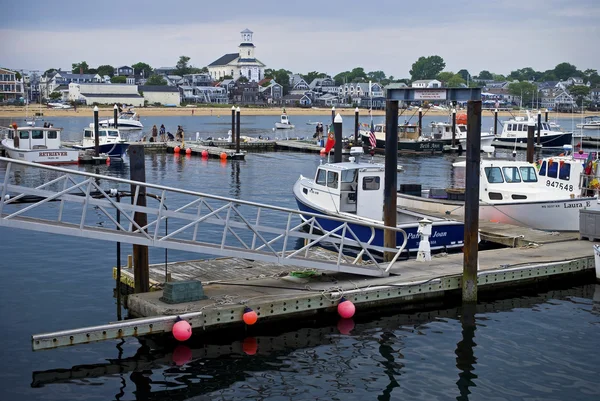 Hafen von Provinzstadt — Stockfoto